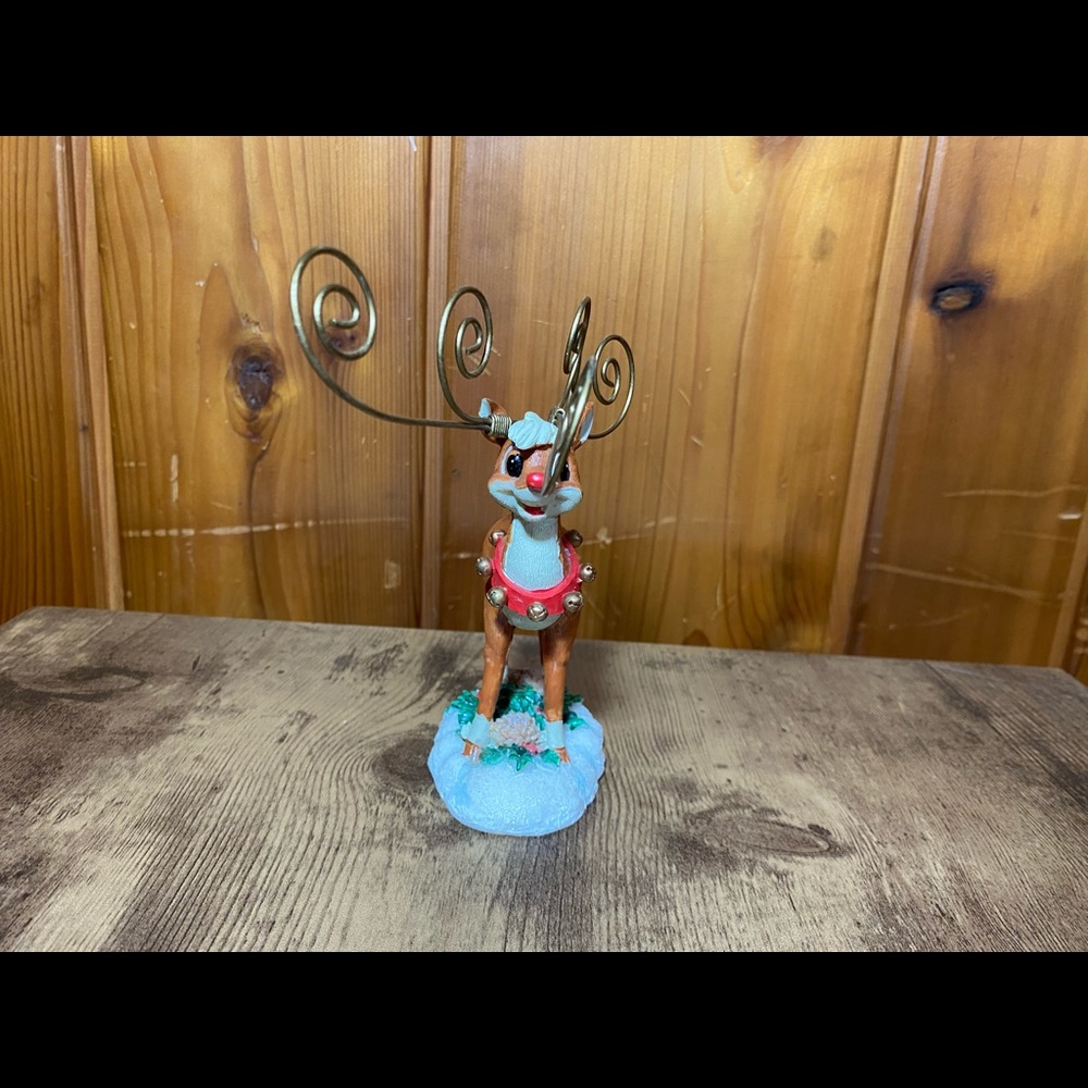 Rudolph The Red Nose REINDEER Vintage Christmas Figurine THE RUDOLPH CO L.P.
